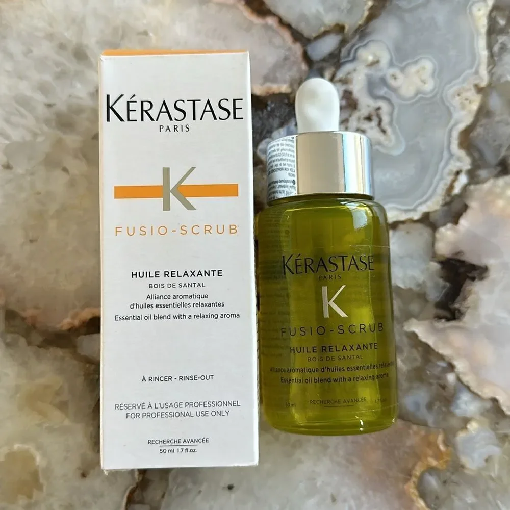 KERASTASE | FUSIO-SCRUB huile relaxante | BOIS DE SANTAL essential oil | 1.7oz.